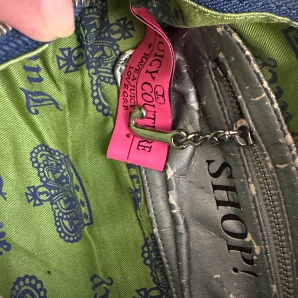 Vintage Y2K 2004 Juicy Couture Lime Green Terry Cloth Barrel Bag Tootsie Purse - Picture 11 of 16